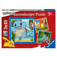 Ravensburger puzzle 055869 Vypusťte Pokémony 3x49 dílků
