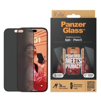 PanzerGlass Privacy Apple iPhone 15 s instalačním rámečkem