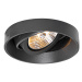 Moderní zapuštěná bodová černá GU10 AR70 kruhová ozdoba - Oneon