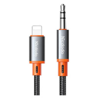 Kabel Mcdodo CA-0890 Lightning na mini jack 3,5 mm AUX, 1,8 m (černý)