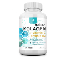 Allnature Mořský kolagen + vit. C + vit B3 30 kapslí.