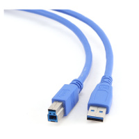 Kabel CABLEXPERT CCP-USB3-AMBM-10 USB A-B 3m 3.0, modrý