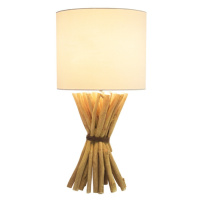 LuxD 24356 Designová stolní lampa Leonel 54 cm longan
