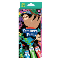 Colorino temperové barvy - Wildkid, tuba, 12 ml, 12 barev