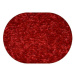 Kusový koberec Eton vínový ovál 120 × 170 cm