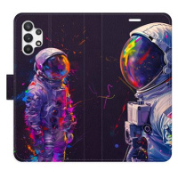 iSaprio Flip pouzdro Neon Astronaut 02 pro Samsung Galaxy A32