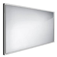 NIMCO ZPC 13006-90 černé LED zrcadlo 1200 × 700