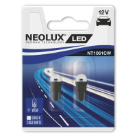 NEOLUX LED W5W 12V 0,5W W2,1x9,5d 6000K Bright White blistr 2ks NT1061CW-02B