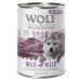 6 x 400 g / 800 g Wolf of Wilderness "Free-Range Meat" za zkušební cenu - JUNIOR: Wild Hills - k