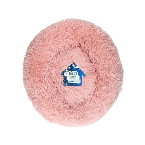 Let's Sleep Donut pelíšek růžový 50 cm
