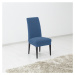 Forbyt Napínací potah na židle Denia modrá, 40 x 60 cm, sada 2 ks