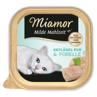 Miamor Milde Mahlzeit, čisté drůbeží a pstruh 32x100g