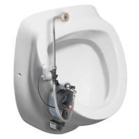 ISVEA DYNASTY urinál s automatickým splachovačem 6V DC, zakrytý přívod vody, 39x58 cm 10SZ92001-