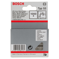 BOSCH nerezové spony typ 53 - šířka 11,4 mm, délka 10 mm, balení 1000 ks