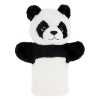 KEEL TOYS - SE3076-5 Keeleco Panda - eko plyšový maňásek na ruku 27 cm