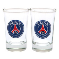 FotbalFans Skleničky Paris Saint Germain FC, sada 2 ks, barevný znak, 50 ml