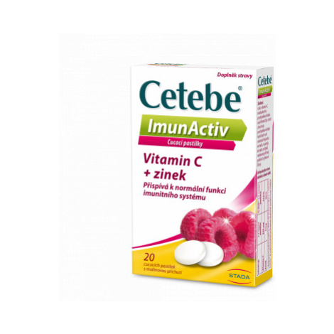 Cetebe ImunActiv Vit.C+zinek 20 cucacích pastilek OMEGA