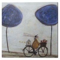 Obraz na plátně Sam Toft - Freewheelin‘s With Joyce Greenfields and the Felix 3, 2 cm - 30×30 cm