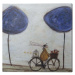 Obraz na plátně Sam Toft - Freewheelin‘s With Joyce Greenfields and the Felix 3, 2 cm - 30×30 cm