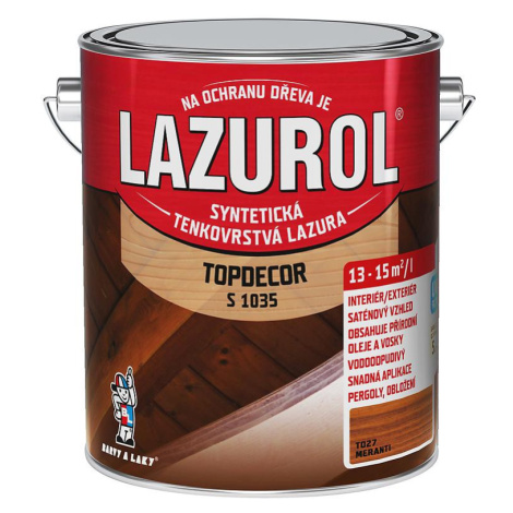 Lazurol Topdecor meranti 2,5L