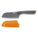 Tefal Tefal - Nerezový nůž santoku FRESH KITCHEN 12 cm šedá/oranžová