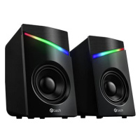 C-TECH SPK-15, 2.0, RGB, černé