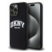 Zadní Kryt Dkny pro Apple iPhone 15 Pro Max s funkcí nabíjení černá