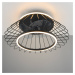 Reality Leuchten LED stropní ventilátor Karlsborg, tichý, Ø 50 cm, CCT, FB