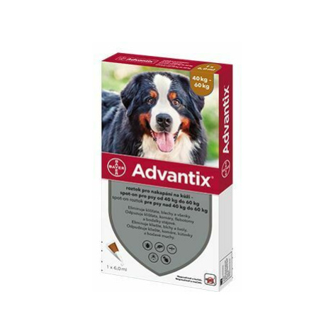 Advantix Spot On 1x6ml pro psy 40-60kg (1pipeta) + DÁREK PONOŽKY