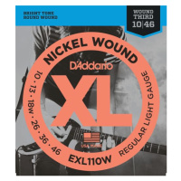 D'Addario EXL110W Regular Light Wound - .010 - .046