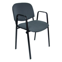 Konferenční židle ISO s područkami C38 - šedá