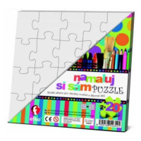 Namaluj si sám puzzle - 2 × 20 malých dílků
