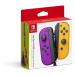 Joy-Con Pair Neon Purple/Neon Orange Růžová