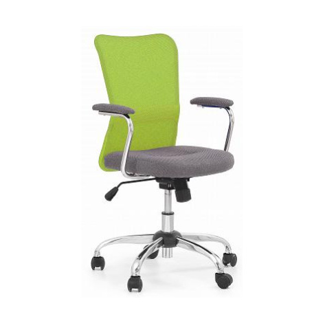Dětská židle Andy zeleno-šedá