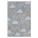 Hanse Home Collection koberce Dětský koberec Adventures 105955 Grey Multicolor - 160x235 cm