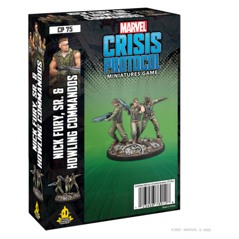 Atomic Mass Games Marvel Crisis Protocol Nick Fury Sr & The Howling Commandos
