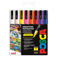 Akrylové popisovače POSCA, PC-3M - mix 16 barev