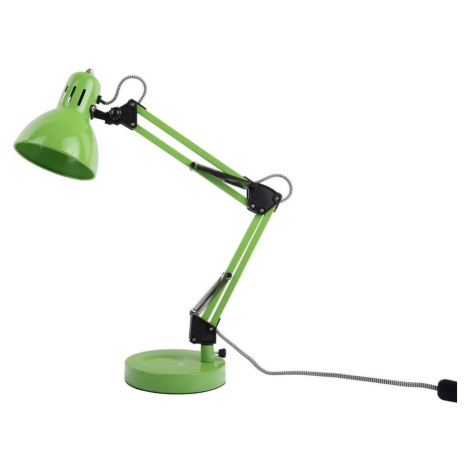 Světle zelená stolní lampa s kovovým stínidlem (výška 52 cm) Funky Hobby – Leitmotiv