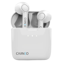 CARNEO S8 bluetooth bezdrátová sluchátka bílá