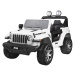Mamido Dětské elektrické autíčko Jeep Wrangler bílé