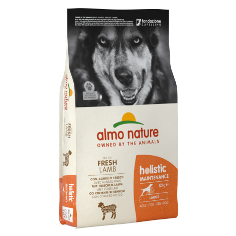 Almo Nature Holistic, 11 + 1 kg zdarma - Large Adult Lamb & Rice