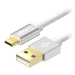 AlzaPower AluCore USB-A to Micro USB 2m stříbrný