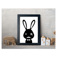 ELIS DESIGN sherlock králík na plakátě rozměr: 50 x 70 cm