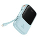 Baseus Powerbanka Baseus Qpow Pro s kabelem Lightning, USB-C, USB, 10000 mAh, 20 W (modrá)