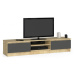 TV stolek RTV 160 artisan oak/šedý grafit