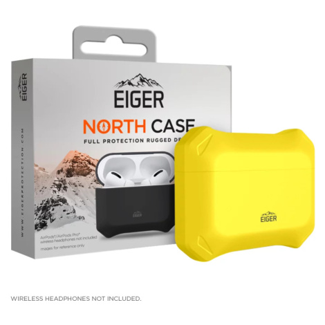Pouzdro Eiger North AirPods Protective case for Apple AirPods Pro in Sunrise Yellow Eiger Glass