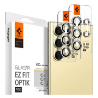 Spigen Glass tR EZ Fit Optik Pro 2 Pack ochranné sklo na fotoaparát Samsung Galaxy S24 Ultra žlu