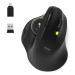 PORT bezdrátová ergonomická myš ERGONOMIC TRACKBALL, 2, 4 Ghz & Bluetooth, USB-A/C, černá