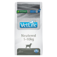 VET LIFE Natural Neutered granule pro kastrované psy do 10 kg hmotnosti, Hmotnost balení: 2 kg