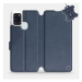 Flip pouzdro na mobil Samsung Galaxy A21S - Modré - kožené - Blue Leather